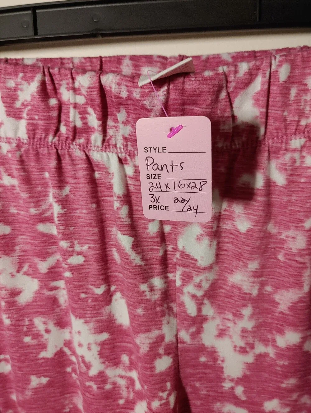 Secret Treasures 3x 22-24 Pretty Mauve And White Short Sleeve Pajama Set.